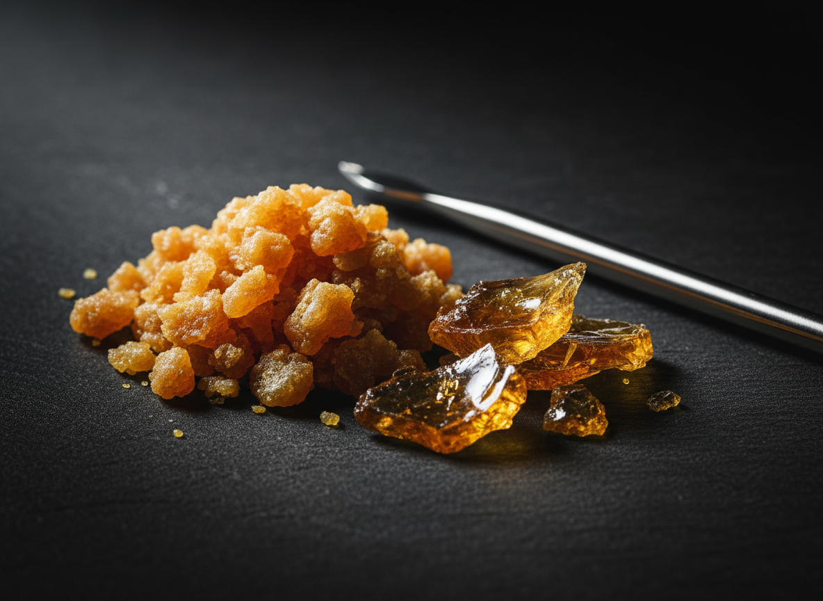Cannabis concentrates golden wax