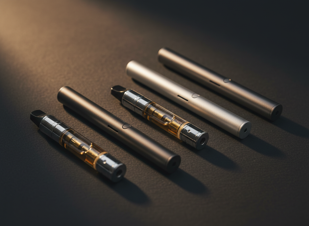 Cannabis vape pens and cartridges